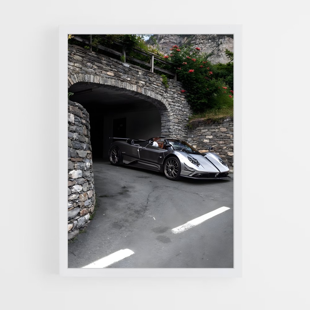 Poster Zonda magnifique – affiche Pagani (vue 3)